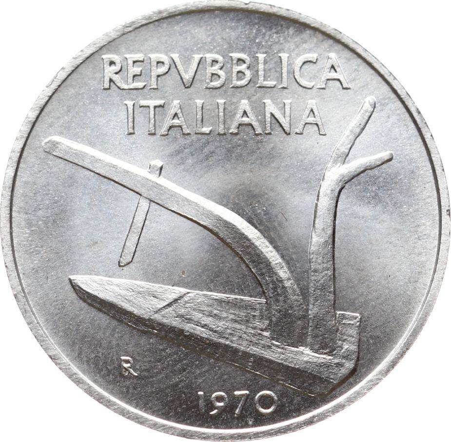 İtalya 10 Lire 1970 *R ÇİL YMP11036 - 2