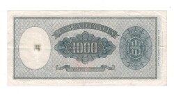 İtalya 1000 Lire 1947 ÇT+ YKP8094 - 2
