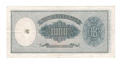 İtalya 1000 Lire 1947 ÇT+ YKP8548 - 2