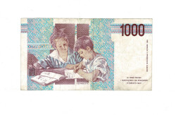 İtalya 1000 Lire 1990 ÇÇT YKP8008 - 2