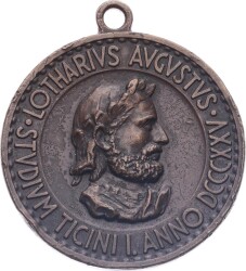 İtalya 1959 Yılı Pavia Üniversitesi Tıbbi Kongre Bronz Hatıra Madalyası MVM2143 - 3
