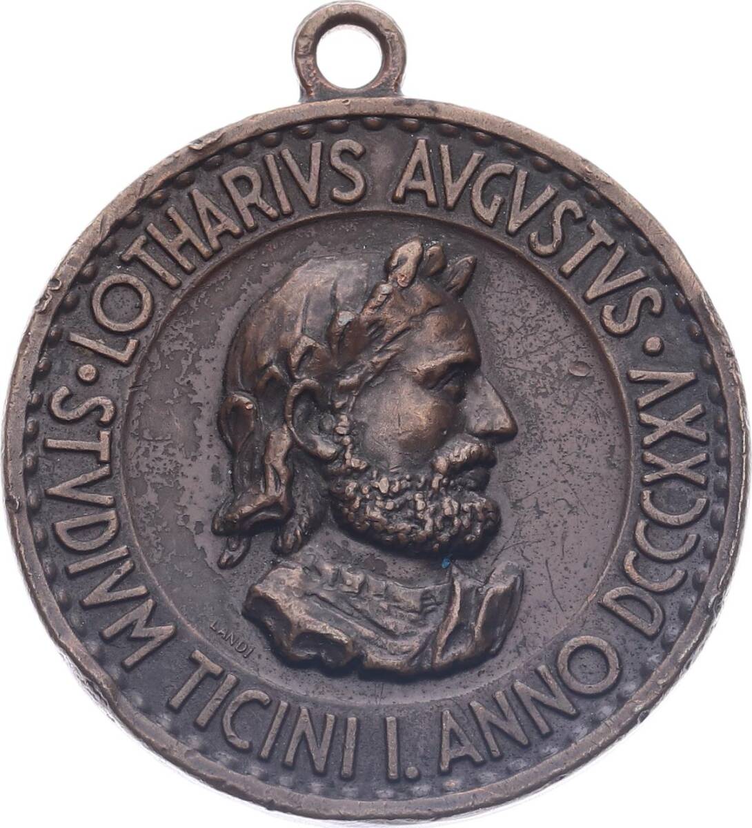 İtalya 1959 Yılı Pavia Üniversitesi Tıbbi Kongre Bronz Hatıra Madalyası MVM2143 - 3