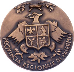 İtalya Palermo İnsanlara ve Çevreye Hizmet Madalyonu MVM2062 - Gökçekoleksiyon
