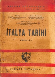 İtalya Tarihi - Birinci Cilt NDR93861 - Gökçekoleksiyon