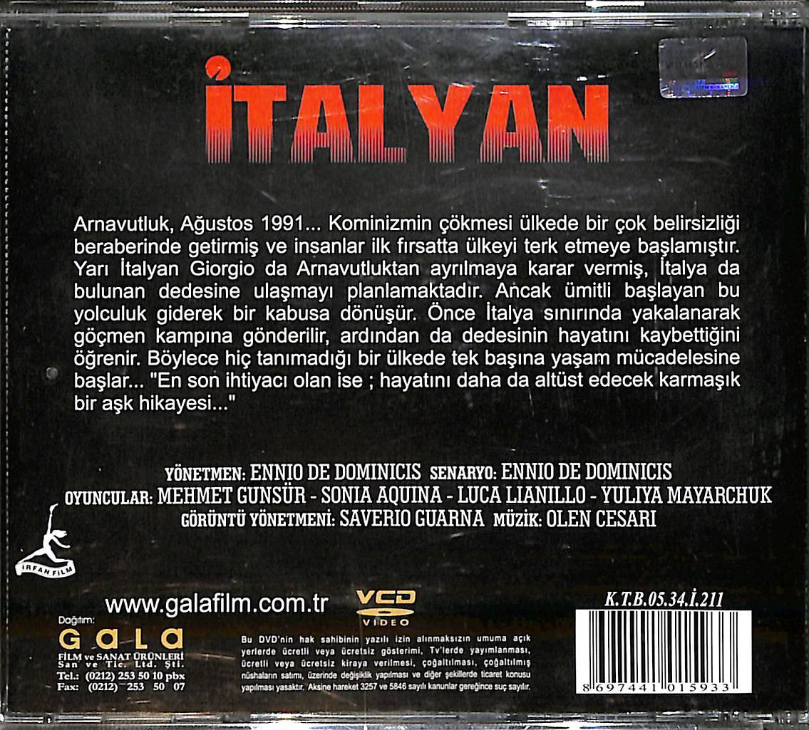 İtalyan - L'Italiano (2004) VCD Film ' Mehmet Günsur ' VCD28416 - 2