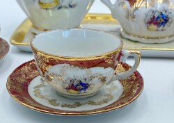 İtalyan Porselen Çay Kahve Takımı AOB1931 - 2