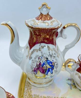 İtalyan Porselen Çay Kahve Takımı AOB1931 - 3