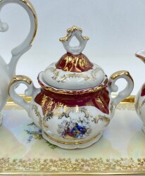 İtalyan Porselen Çay Kahve Takımı AOB1931 - 4