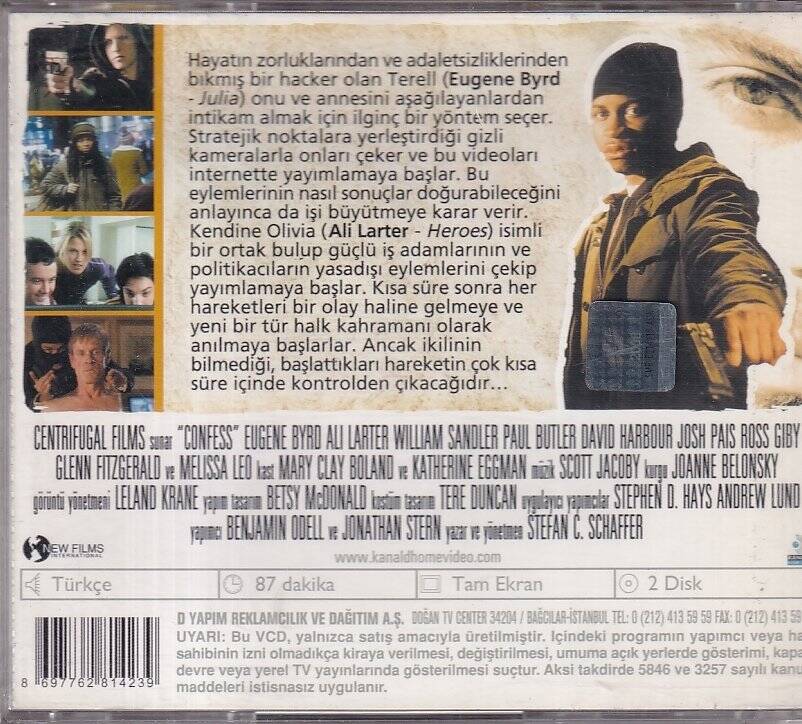 İtiraf VCD Film VCD9178 - 2