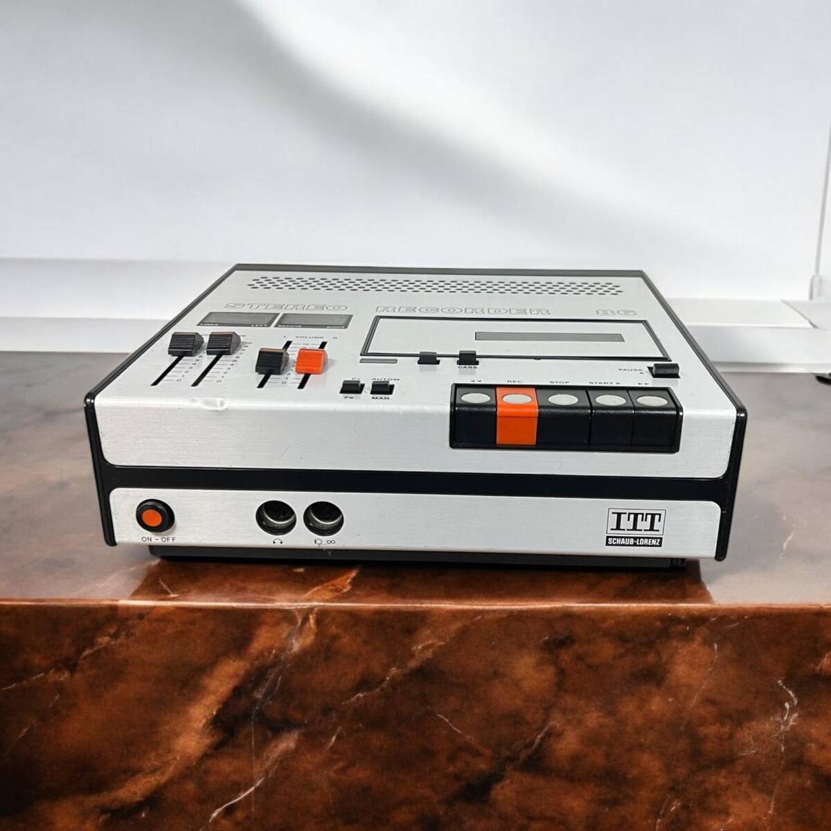 ITT SCHAUB - LORENZ SteroRecorder 86 Anfi Çıkıışlı Antika Nostalji Teyip RDY78 - 4