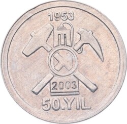  İTÜ 230.Yıl ve Maden Fakültesi 50. Yılı Anısına Nikel Madalyonu MVM2176 - Gökçekoleksiyon