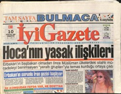 İyi Gazete Gazetesi 10 Ağustos 1996 - Sibel Can Polis Balosunda Para Almadı - Galerici Ebru Gündeş - Emel Sayın Bunalımda GZ2887 - Gökçekoleksiyon