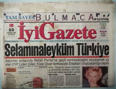 İyi Gazetesi 29 Haziran 1996 Sosyetenin Gözde Kızları -GZ37399 - 1