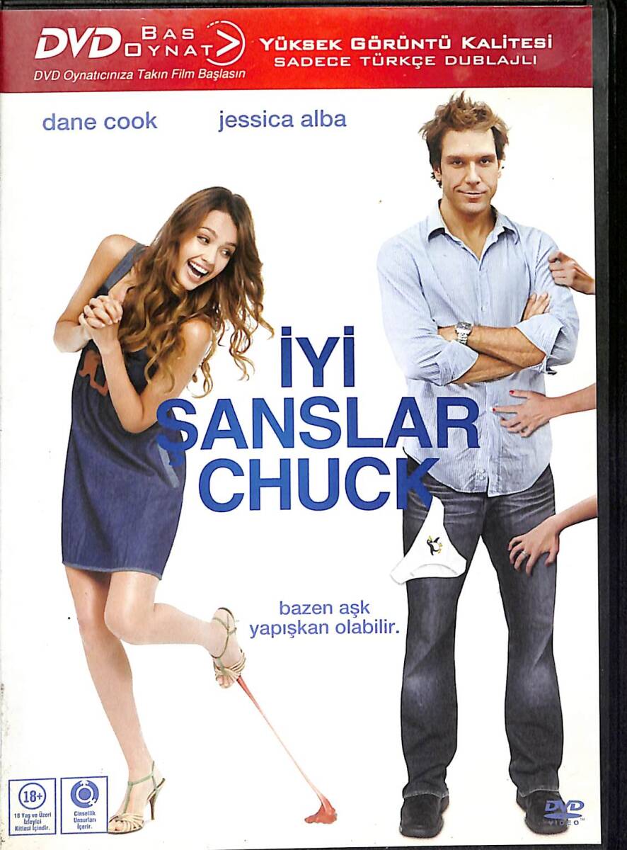 İyi Şanslar Chuck (Good Luck Chuck) – Orijinal DVD (İkinci El) * Dane Cook, Jessica Alba, Dan Fogler – 2007 * DVD3002 - 1
