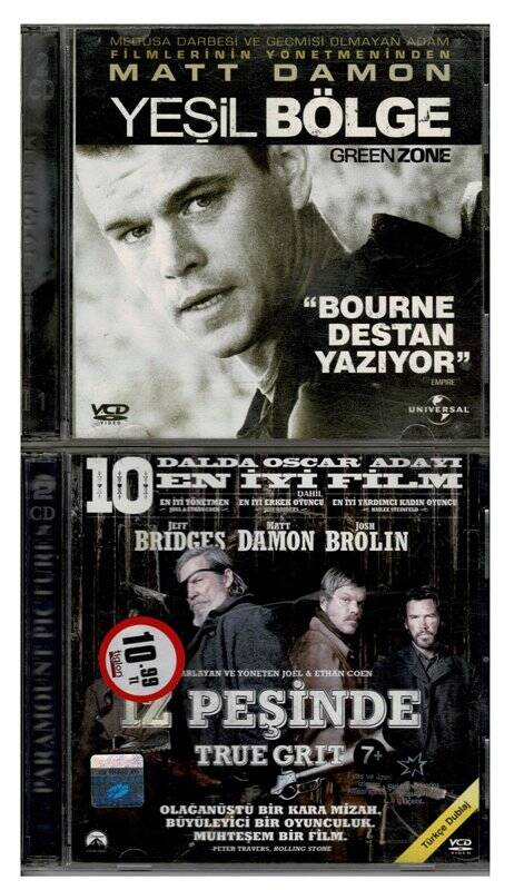 İz Peşinde Yeşil Bölge - 2 Adet VCD Film VCD680 - 1