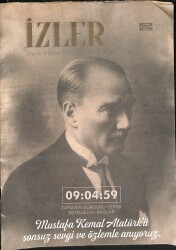 İzler Aylık Kültür Sanat Edebiyat Dergisi Sayı 31 Kasım 2020 - Kapak Mustafa Kemal Atatürk NDR82743 - Gökçekoleksiyon