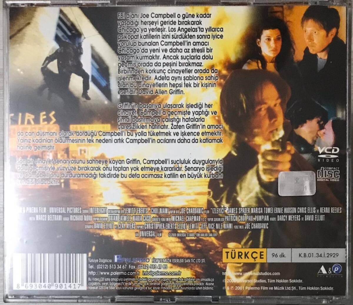 İzleyici -The Watcher VCD Film VCD5907 - 2
