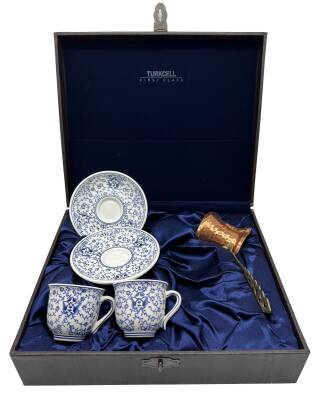 İznik Çinisi El Yapımı Fincan Takımı AOB2922 - 1