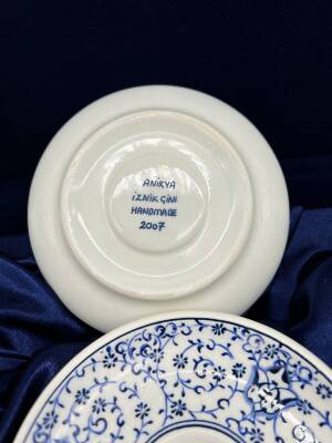 İznik Çinisi El Yapımı Fincan Takımı AOB2922 - 3