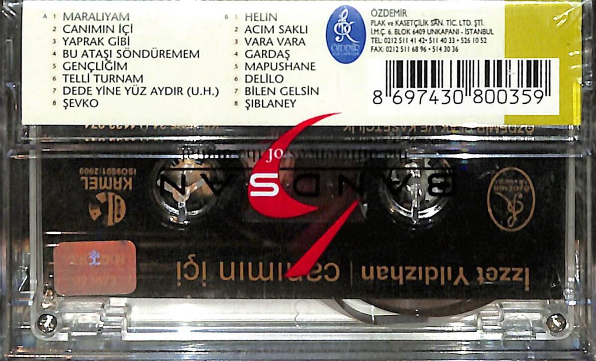 İzzet Yıldızhan - Canımın İçi Kaset (Sıfır) KST28437 - 2