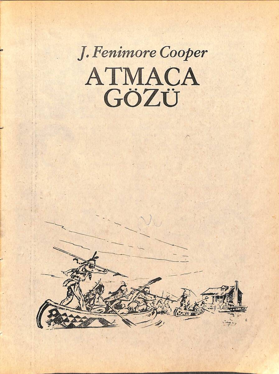 J. Fenimore Cooper - Atmaca Gözü Çizgi Roman NDR96526 - 1