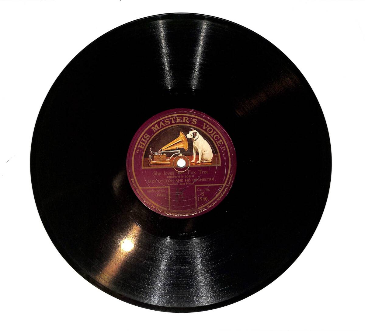 Jack Hylton And His Orchestra - She Loves Me / Follow The Swallow TAŞ PLAK (10/7.5) PLK26038 - 1