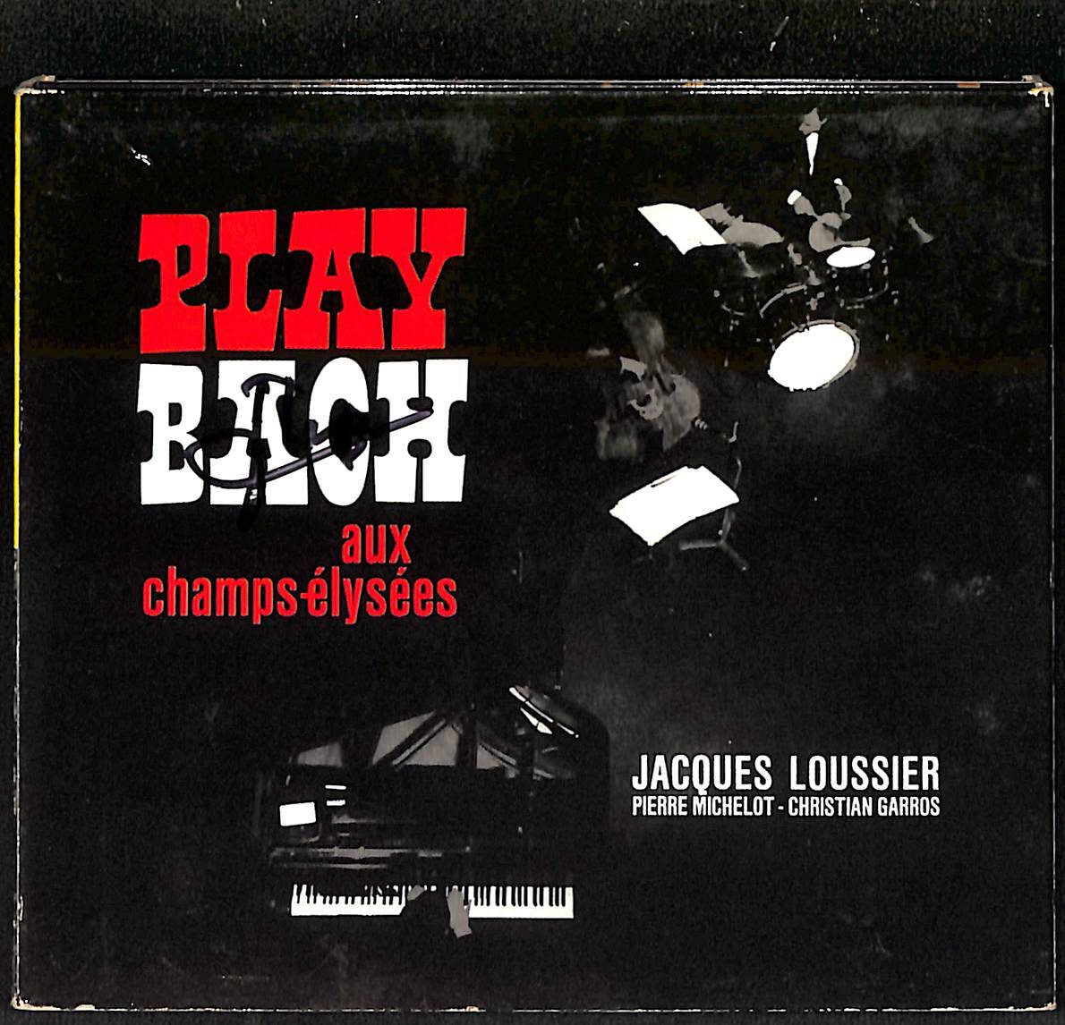Jacques Loussier - Play Bach Aux Champs - Élysées (İmzalı - İkinci El) CD5182 - 1