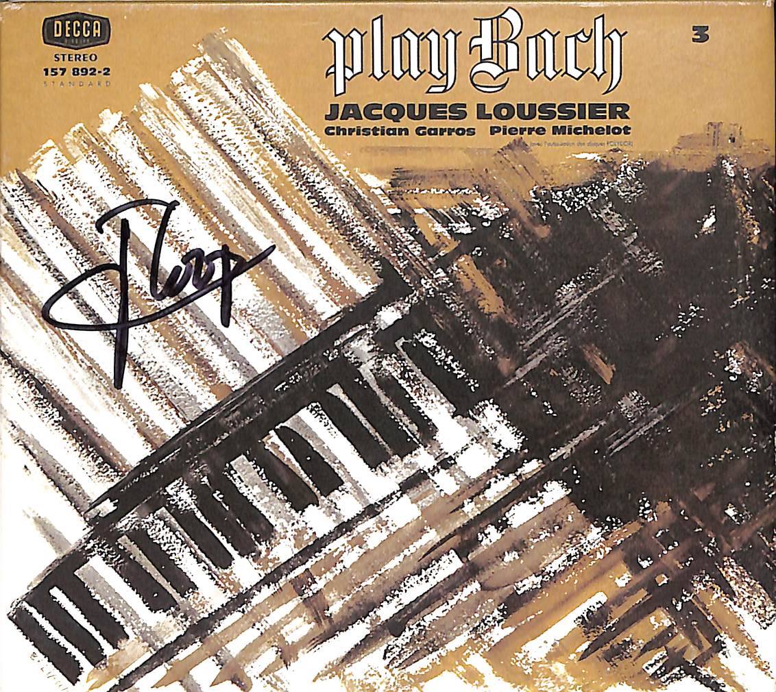Jacques Loussier - Play Bach Nº3 CD (İmzalı - İkinci El) CD5412 - 1