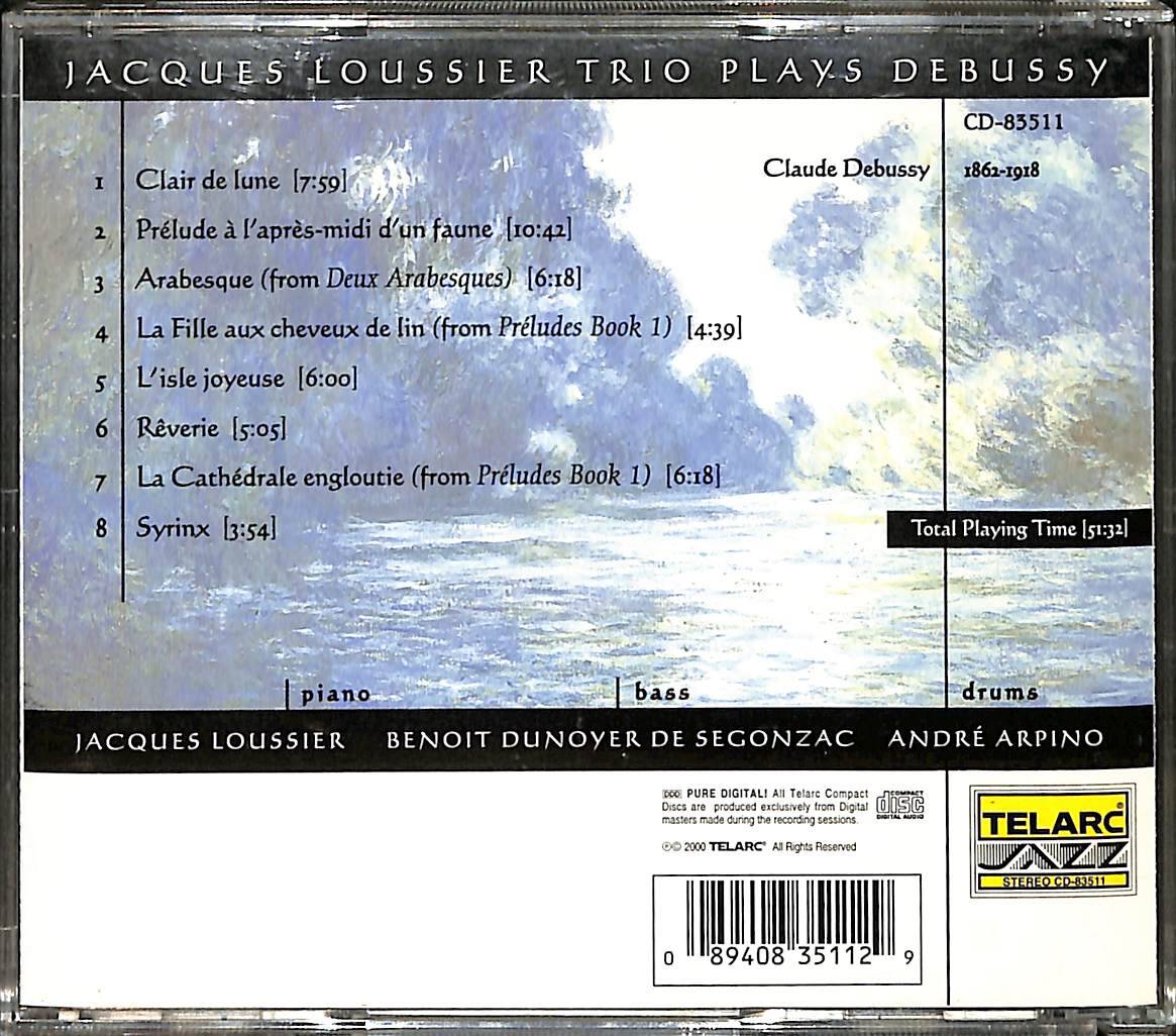 Jacques Loussier - Plays Debussy (İmzalı - İkinci El) CD5158 - 2