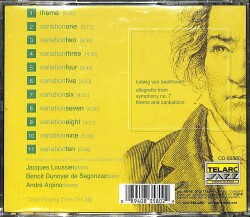 Jacques Loussier Trio - Beethoven Allegretto From Symphony No. 7 (İkinci El) CD5153 - 2
