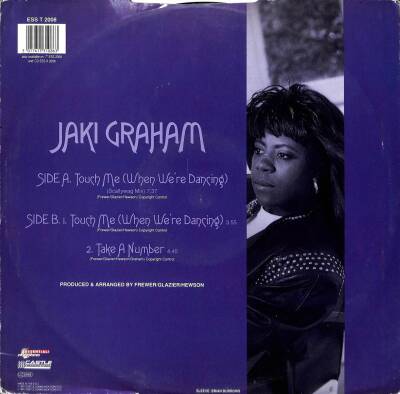 Jaki Graham - Touch Me (1991-Europe) (109) Plak PLK17237 - 2