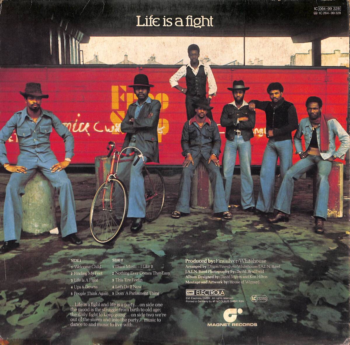 J.A.L.N. Band - Life Is A Fight LP PLAK (Açıklamayı Okuyunuz) PLK26719 - 2