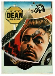 James Dean Büyük Boy Kartpostal KRT9304 - Gökçekoleksiyon