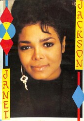 Janet Jackson Kartpostal KRT18801 - Gökçekoleksiyon