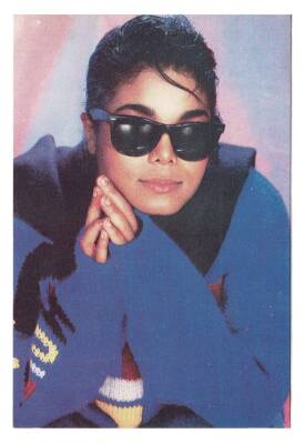 Janet Jackson Kartpostal KRT9522 - 1
