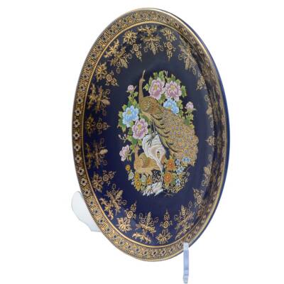 Japon Yapımı Tavus Kuşu Motifli Tabak AOB1037 - 2