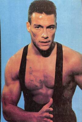 Jean Claude Van Damme Kartpostal (15x10 cm) KRT12934 - 1