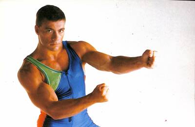 Jean Claude Van Damme Kartpostal (15x10 cm) KRT12935 - 1