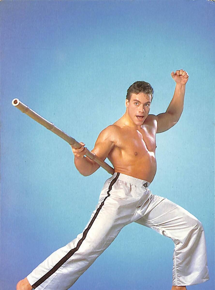 Jean Claude Van Damme Kartpostal (Küçük Boy) KRT24001 - 1