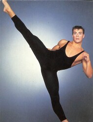 Jean-Claude Van Damme Kartpostal (Küçük Boy) KRT21555 - Gökçekoleksiyon