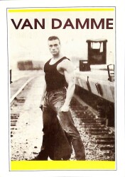 Jean Claude Van Damme Küçük Boy Kartpostal (11x16 cm) KRT12919 - Gökçekoleksiyon