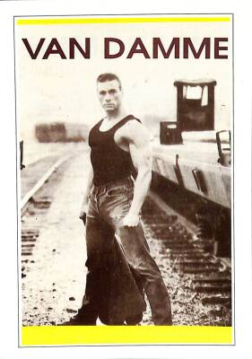 Jean Claude Van Damme Küçük Boy Kartpostal (11x16 cm) KRT12919 - 1