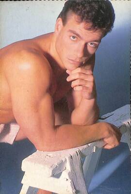 Jean Claude Van Damme Küçük Boy Kartpostal (15x10 cm) KRT12943 - 1