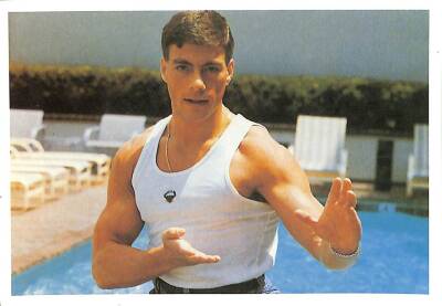 Jean Claude Van Damme Küçük Boy Kartpostal (15x10 cm) KRT12945 - 1