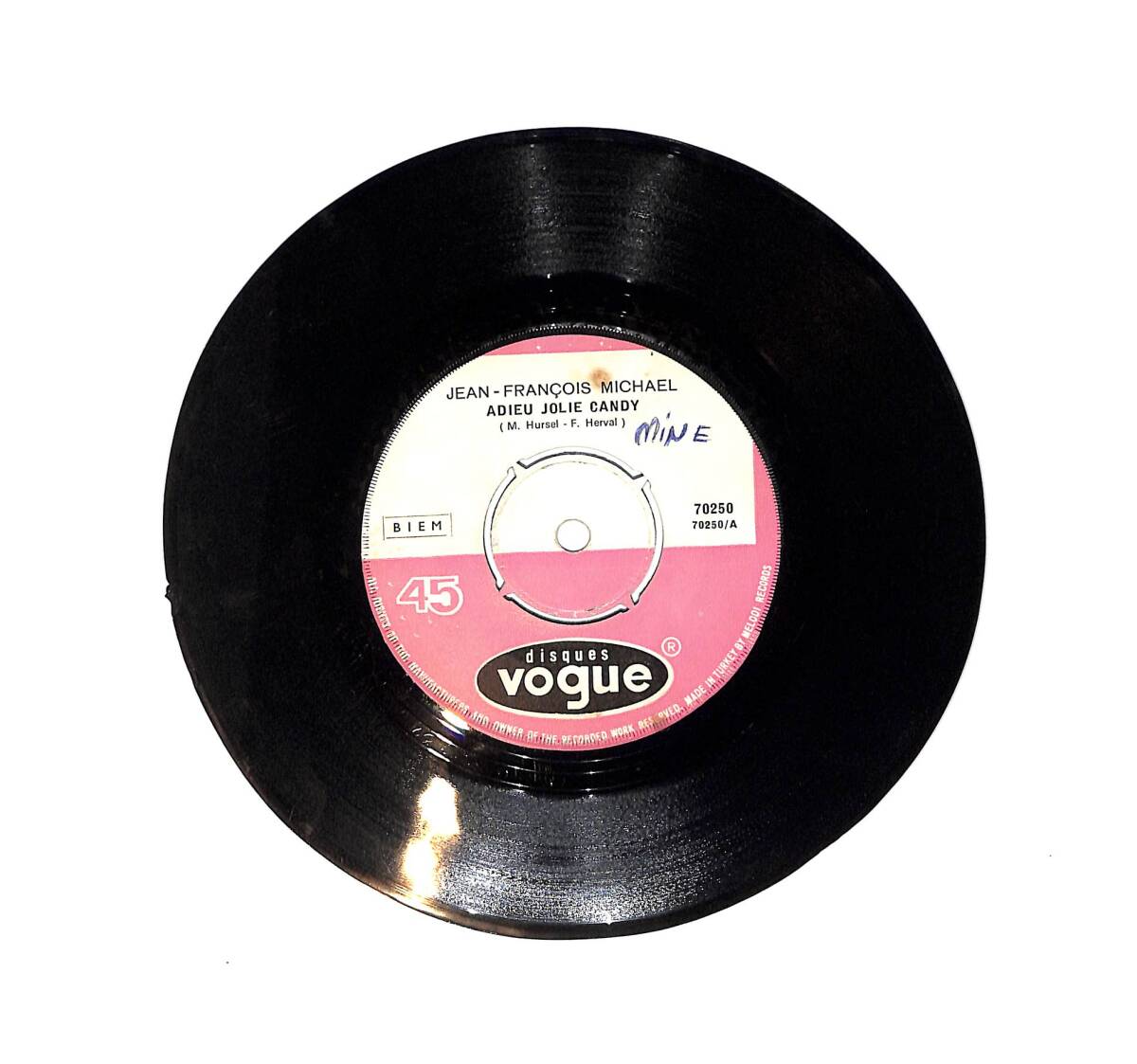 Jean-François Michael - Francine / Adıeu Jolie Candy PLAK (10/6) PLK25683 - 1