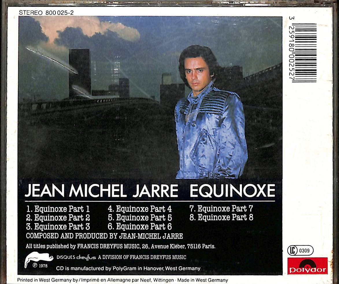 Jean Michel Jarre - Equinoxe CD (İkinci El) CD4553 - 2