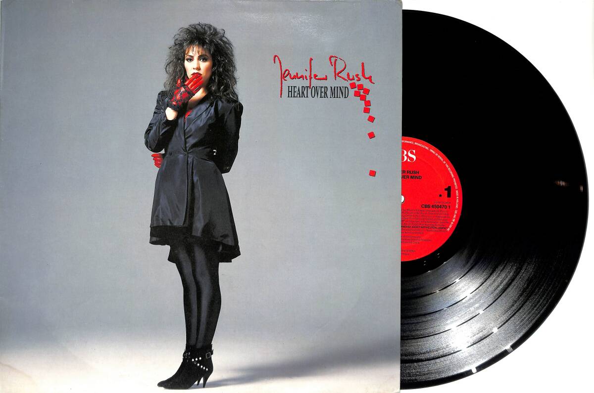 Jennifer Rush - Heart Over Mind (Hollanda Baskı) LP PLAK (10/8.5) PLK25996 - 1