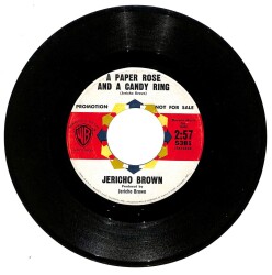Jericho Brown - Lonely Birthday - A Paper - Rose And A Candy Ring (107.5) PLK16530 - 2