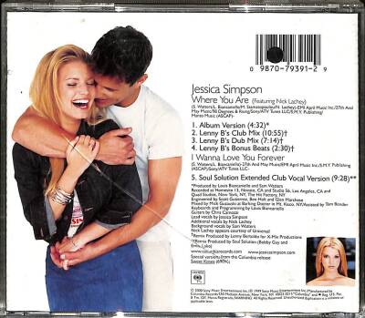Jessica Simpson *Where You Ara* ( İkinci El ) CD Müzik CD1669 - 2