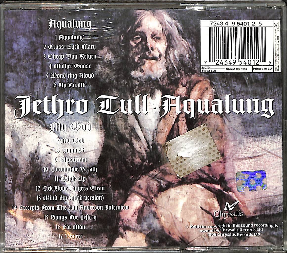 Jethro Tull - Aqualung 1984 CD (İkinci El) CD4074 - 2